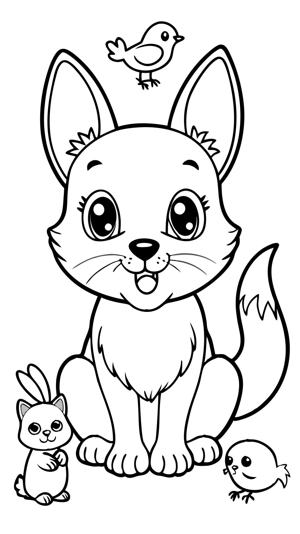 coloring pages animals cute